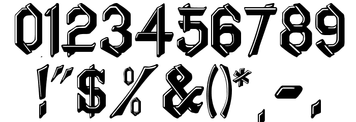 Force Font OTHER CHARS