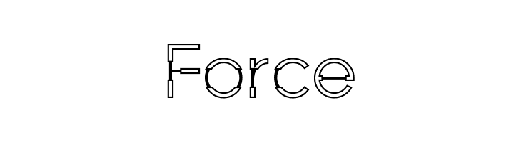 Force  font caratteri gratis