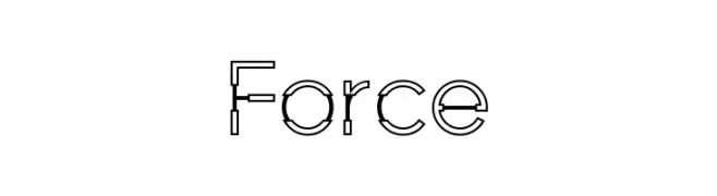 Force  تنزيل الخطوط