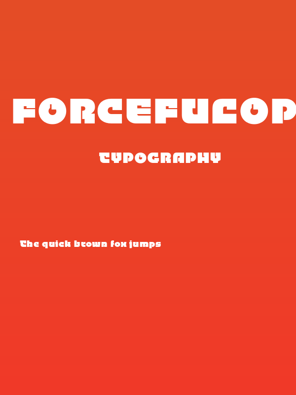 ForcefulOpti Poster