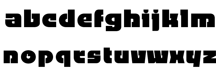 ForcefulOpti Font LOWERCASE