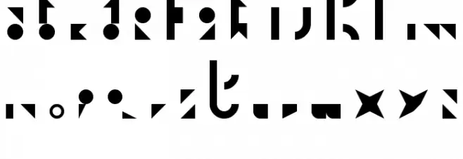 Forces Regular Font Litere mici
