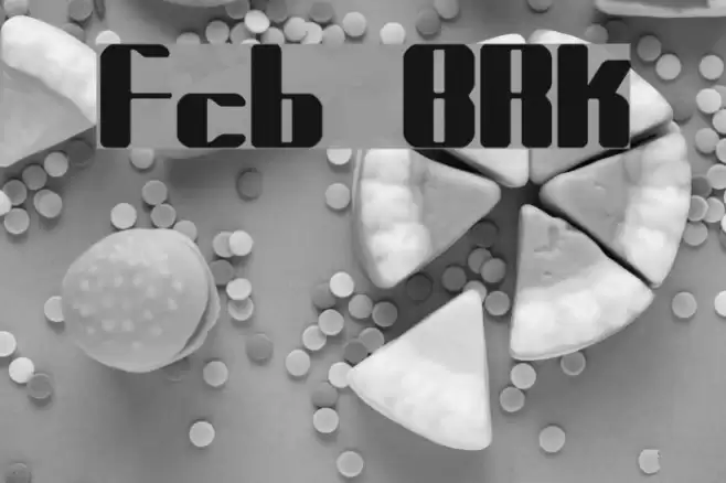 Forcible BRK Font examples