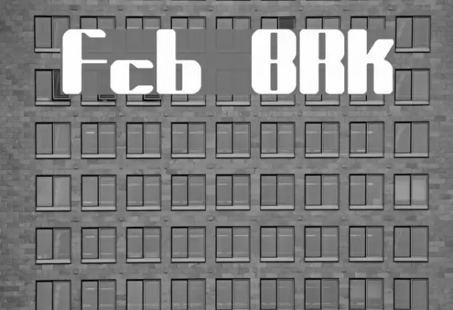 Forcible BRK Font examples