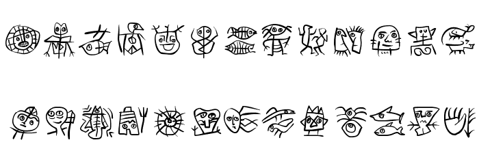 ForefathersSketches Font LOWERCASE