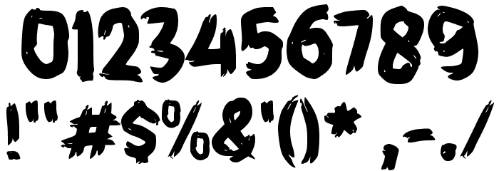 Foregate Font OTHER CHARS