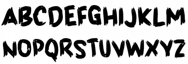 Foregate Шрифта ВЕРХНИЙ