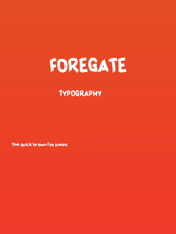 Foregate Poster