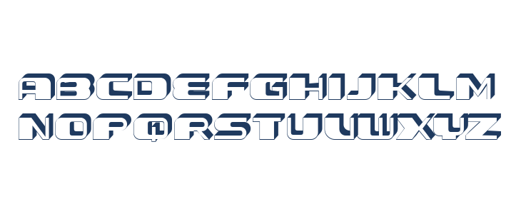 Forehead 3D 1 Regular Lowercase