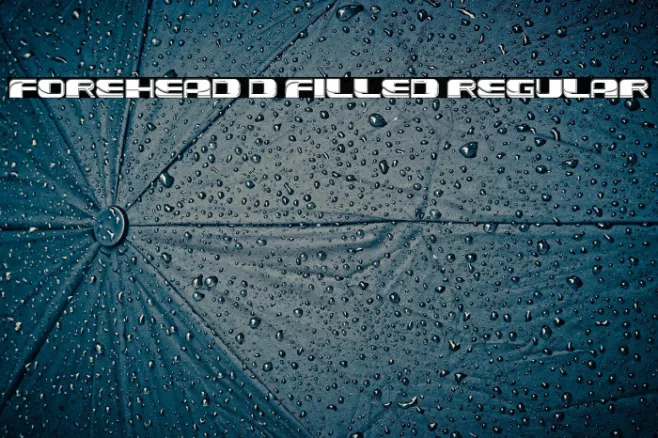 Forehead 3D Filled Regular Example 2