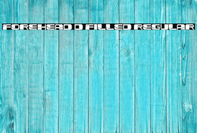 Forehead 3D Filled Regular Example 3