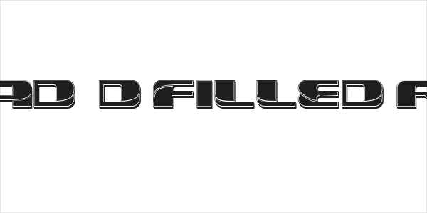 Forehead 3D Filled Regular Logo