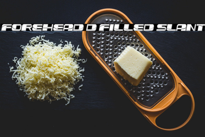 Forehead 3D Filled Slant Example 2