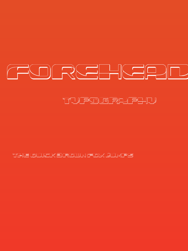 Forehead 3D Regular Poster