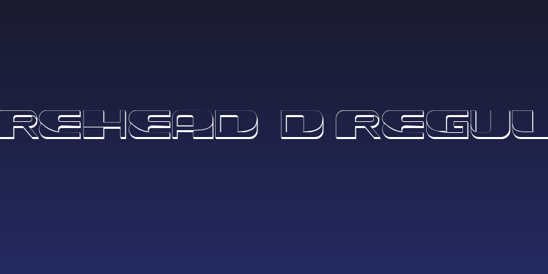 Forehead 3D Regular Social Header