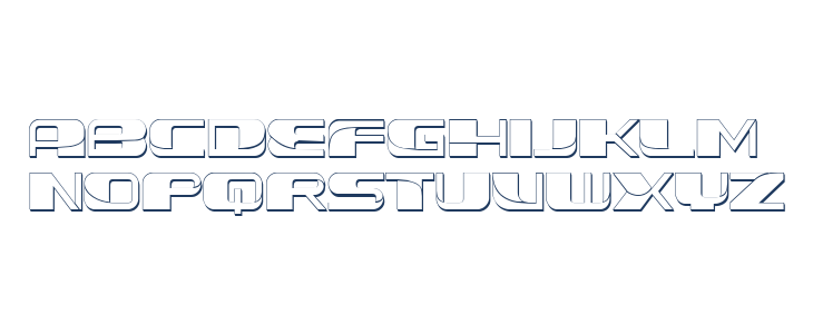 Forehead 3D Regular Lowercase