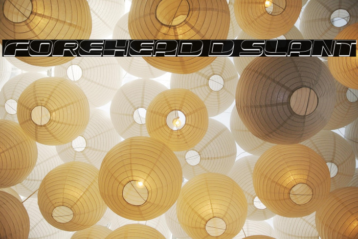 Forehead 3D Slant Example 2