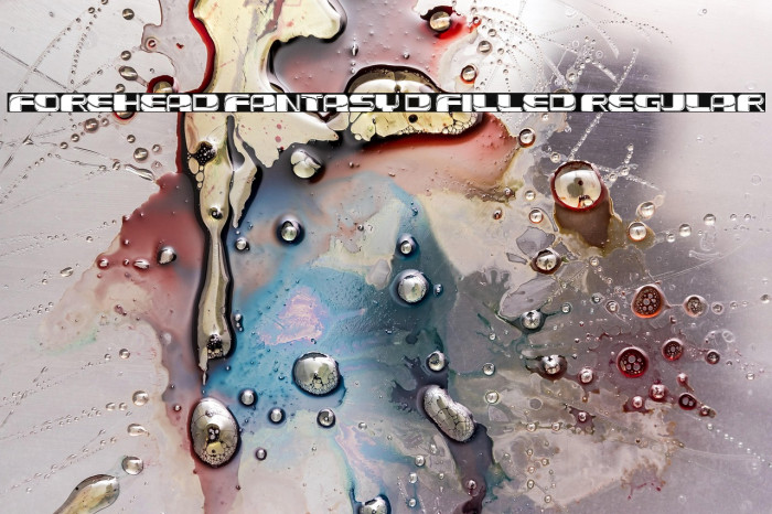 Forehead Fantasy 3D Filled Regular Example 2