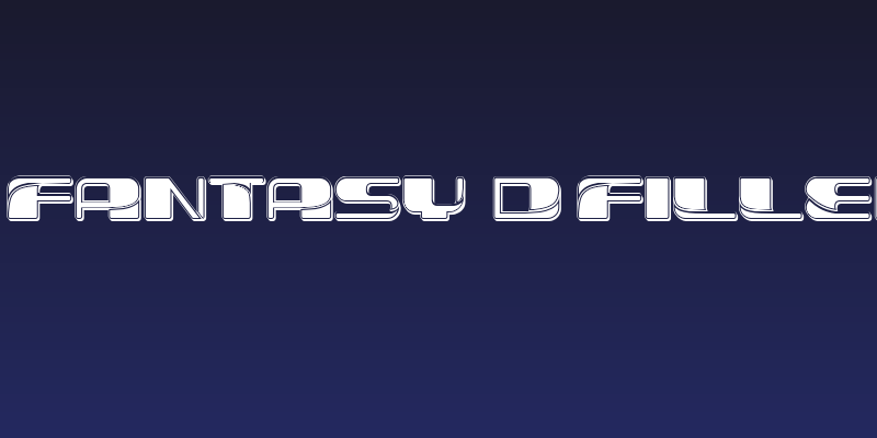 Forehead Fantasy 3D Filled Regular Social Header