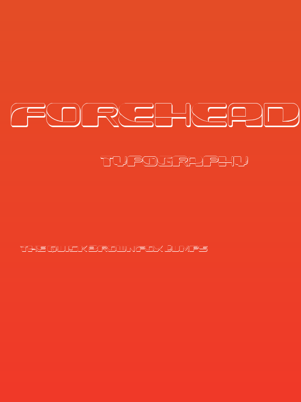 Forehead Fantasy 3D Regular Poster