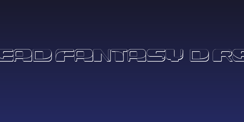 Forehead Fantasy 3D Regular Social Header