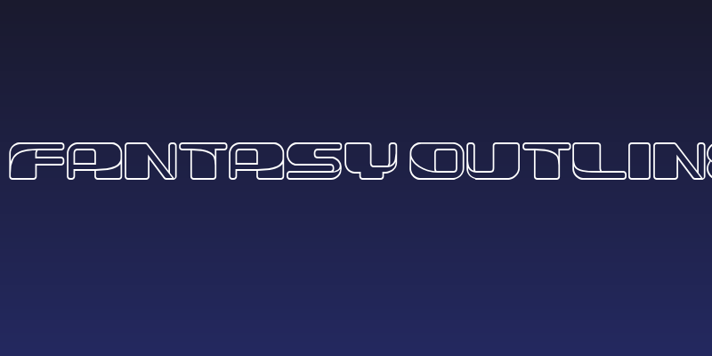 Forehead Fantasy Outline Regular Social Header