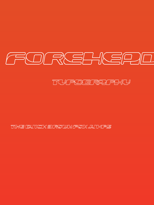 Forehead Fantasy Outline Slant Poster