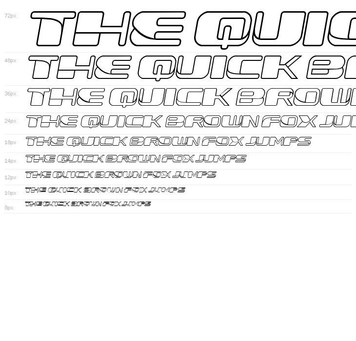 Forehead Fantasy Outline Slant Waterfall