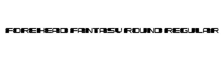 Forehead Fantasy Round Regular  Descarca Fonturi Gratis
