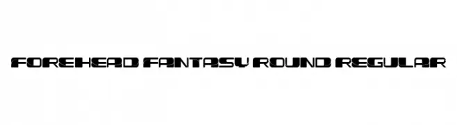 Forehead Fantasy Round Regular  baixar fontes gratis