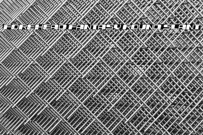 Forehead Fantasy Round Slant Example 3