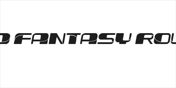 Forehead Fantasy Round Slant Logo