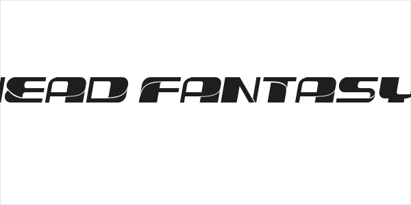 Forehead Fantasy Slant Logo