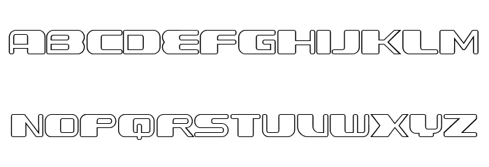 Forehead Outline Regular Font OTHER CHARS