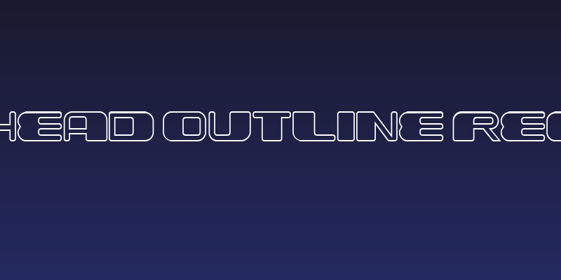 Forehead Outline Regular Social Header