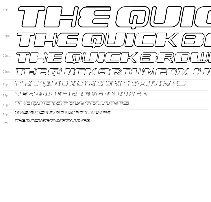 Forehead Outline Slant Waterfall