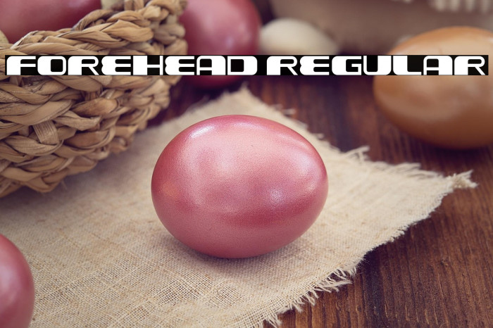 Forehead Regular Example 1