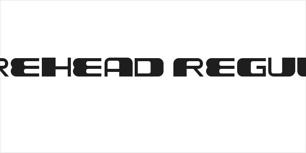 Forehead Regular Logo