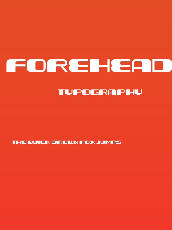 Forehead Regular Poster