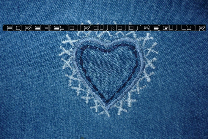 Forehead Round 3D Regular Example 1