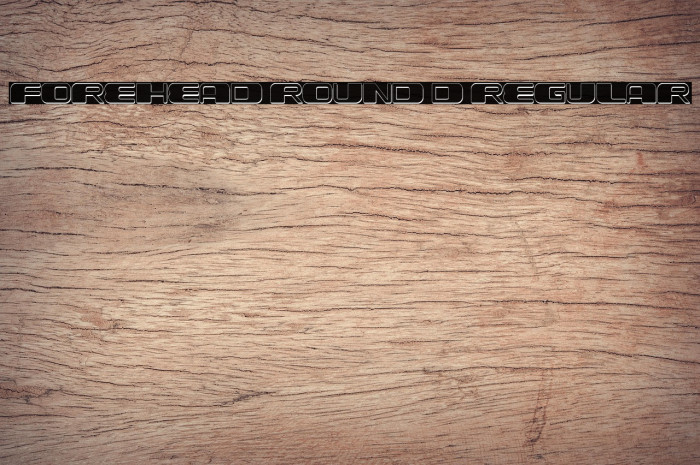 Forehead Round 3D Regular Example 2