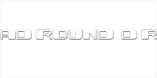 Forehead Round 3D Regular Logo