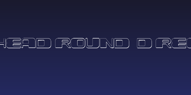 Forehead Round 3D Regular Social Header