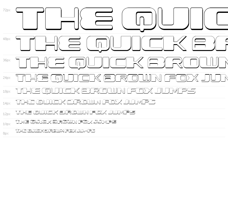 Forehead Round 3D Regular Waterfall