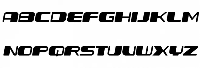 Forehead Round Italic Polices MAJUSCULES