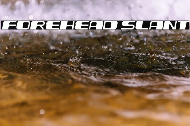 Forehead Slant Example 2