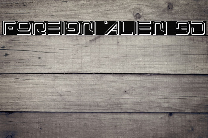 Foreign Alien 3D Example 2