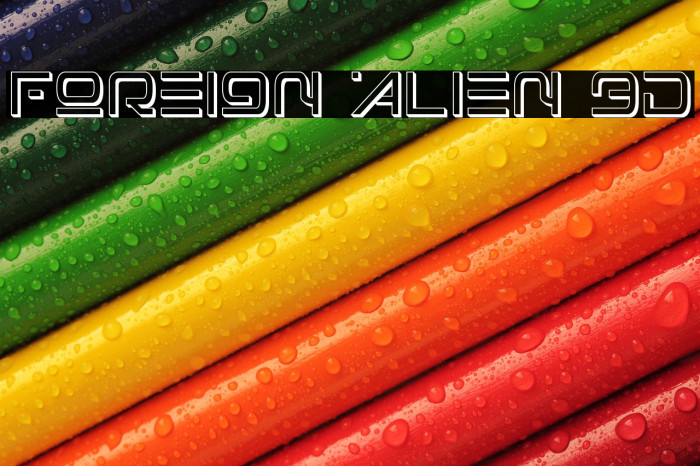 Foreign Alien 3D Example 3