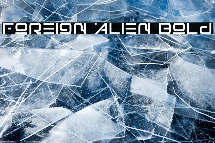Foreign Alien Bold Example 2