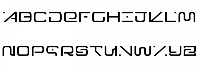 Foreign Alien Expanded Fuentes MAYÚSCULAS